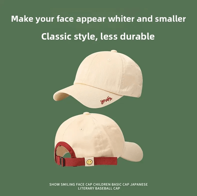 Unisex Beige Baseball Cap Casual Adjustable Summer Hat