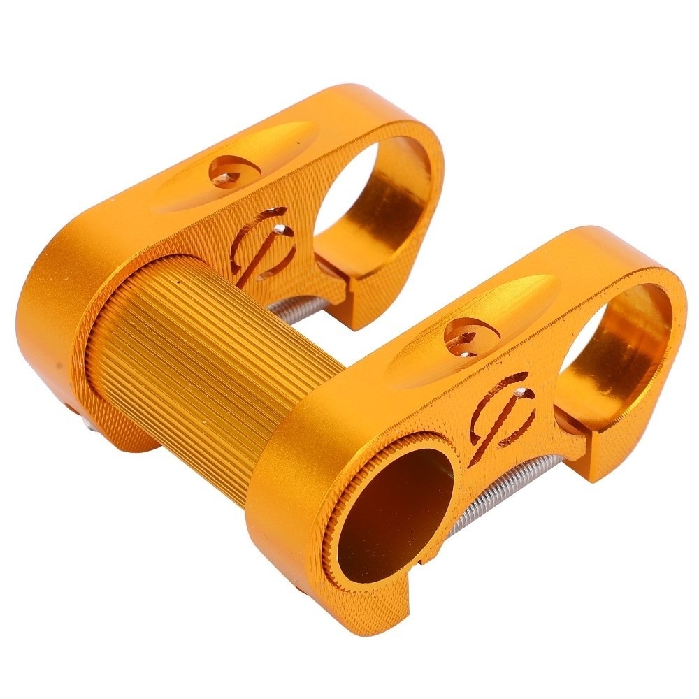 Lightweight Aluminum Alloy Folding Bike Handlebar, Hollow Adjustable Bicycle Stem, Double Stem Handlebar