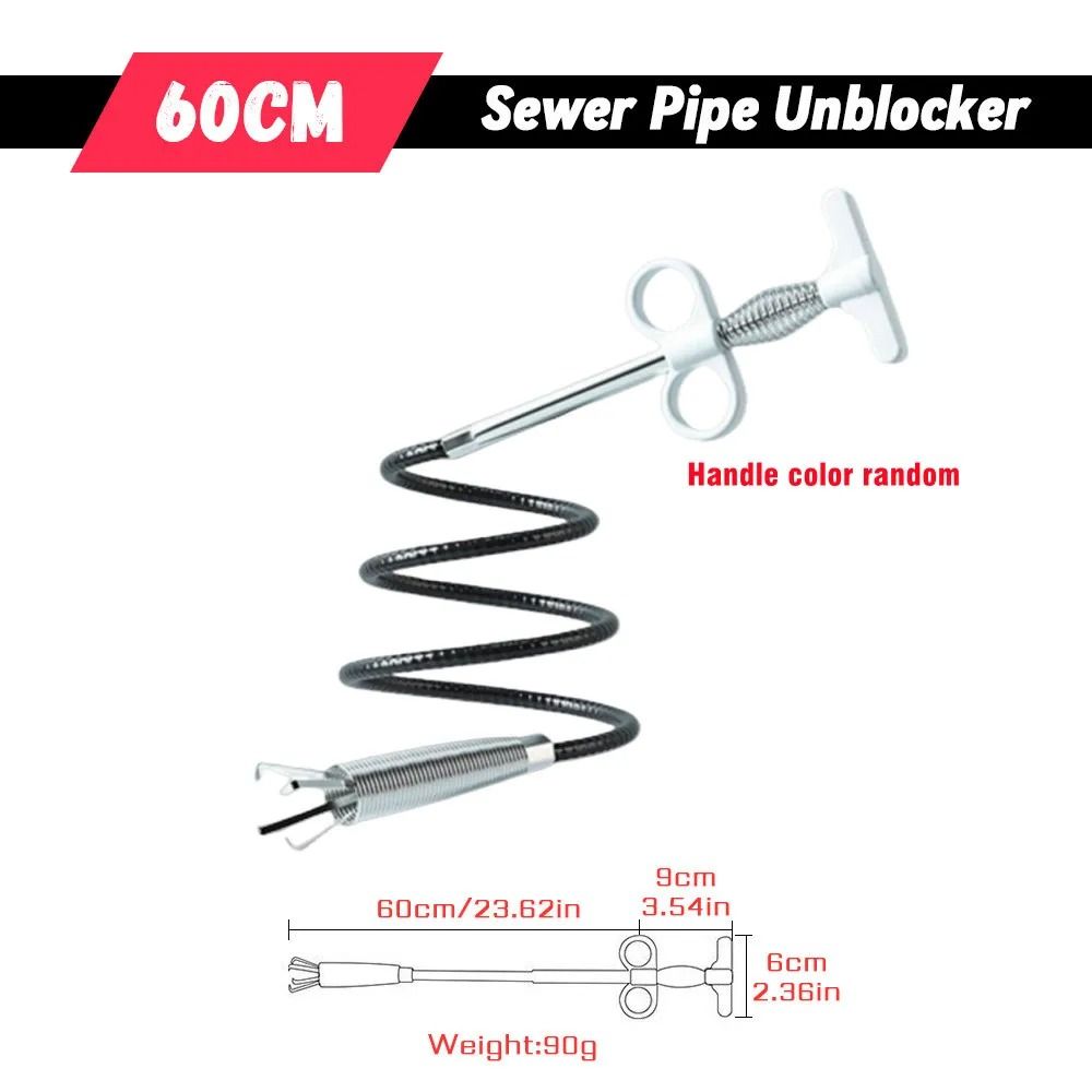 FlexClean Sewer Pipe Unblocker Snake Drain Cleaning Tool