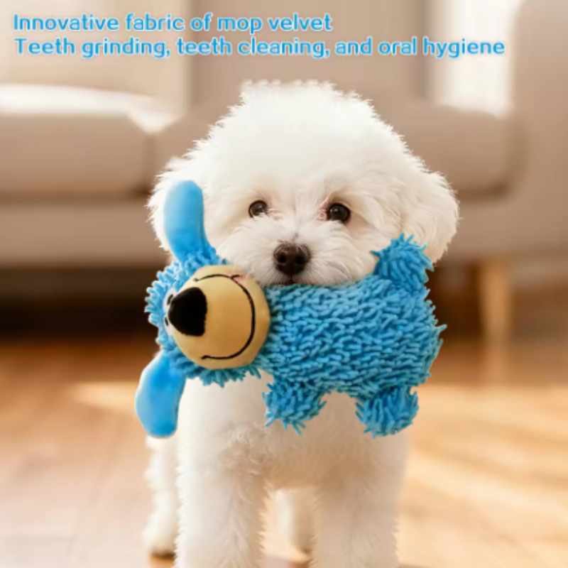 Dog Pet Toys, Bite Resistant, Self Entertaining, Relieve Boredom, Teeth Grinding and Sound Companionship