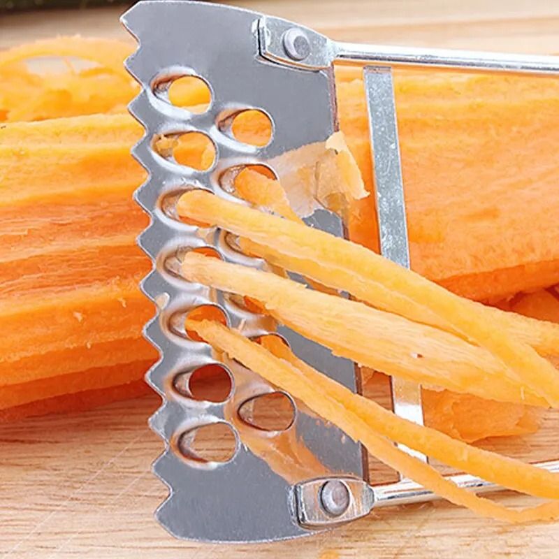 Wide-Blade Stainless Steel Vegetable Peeler