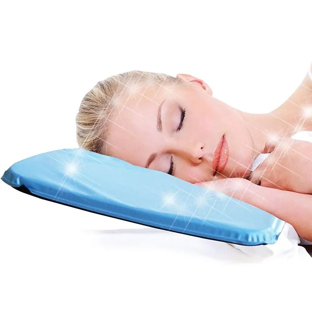 Cooling Gel Pillow Insert Summer Ice Therapy Sleep Aid
