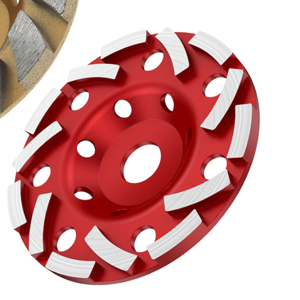 Diamond Grinding Wheel Disc, Abrasive Cup Tool Polisher for Concrete & Wood, DIY Cutting Disc, Angle Grinder Accessory
