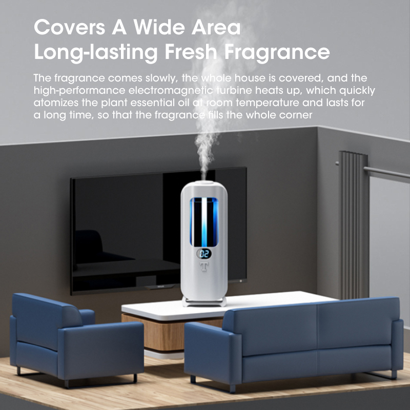 Smart USB Mini Aromatherapy Machine – Automatic Essential Oil Diffuser for Air Purification in Rooms & Offices