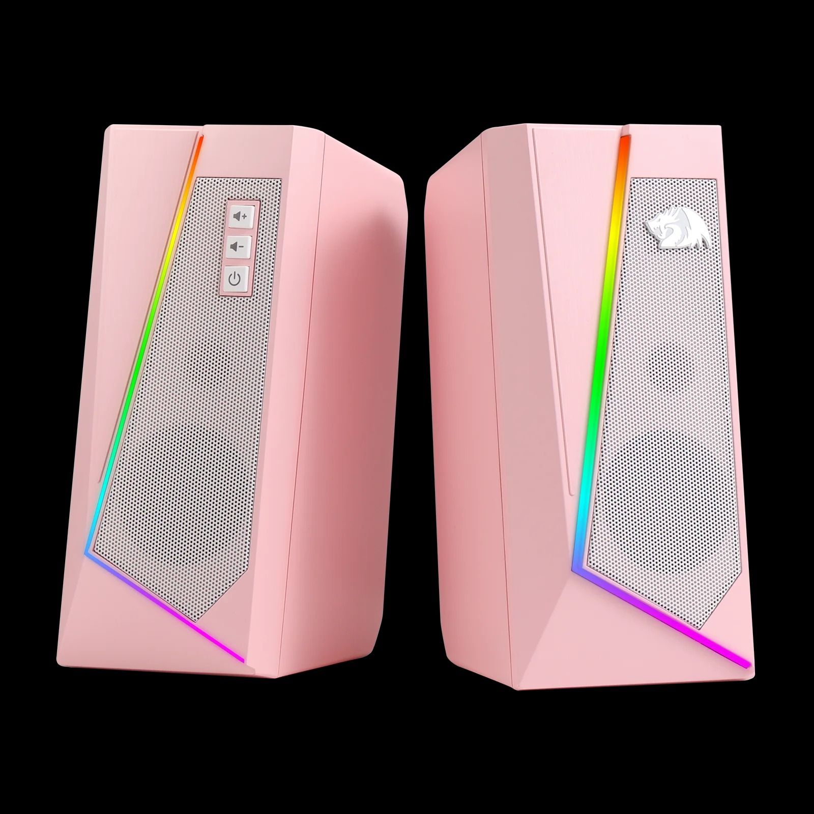 Redragon GS520 RGB Desktop Stereo Speakers with LED Lighting and Enhanced Sound
