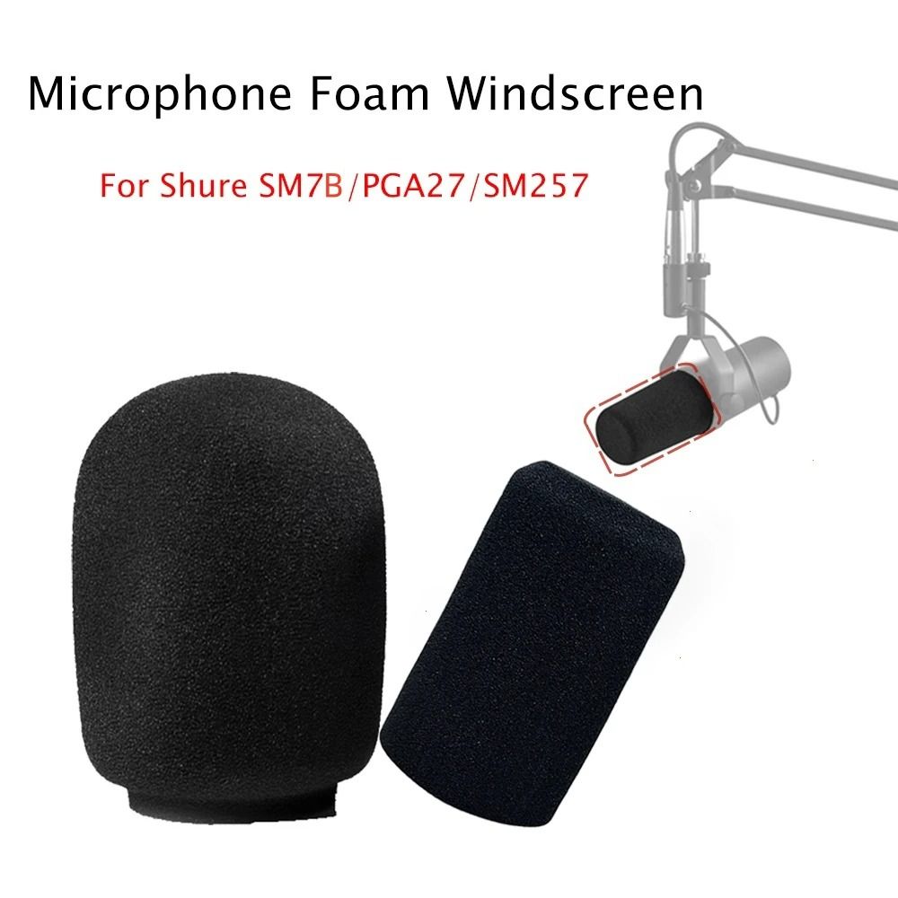 Professional Microphone Windscreen and Noise Reduction Foam Set