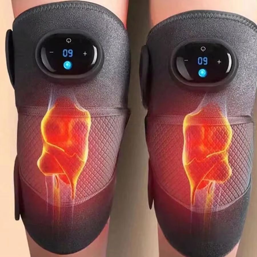 ThermaVibe Heated Knee Massager with Vibration Therapy