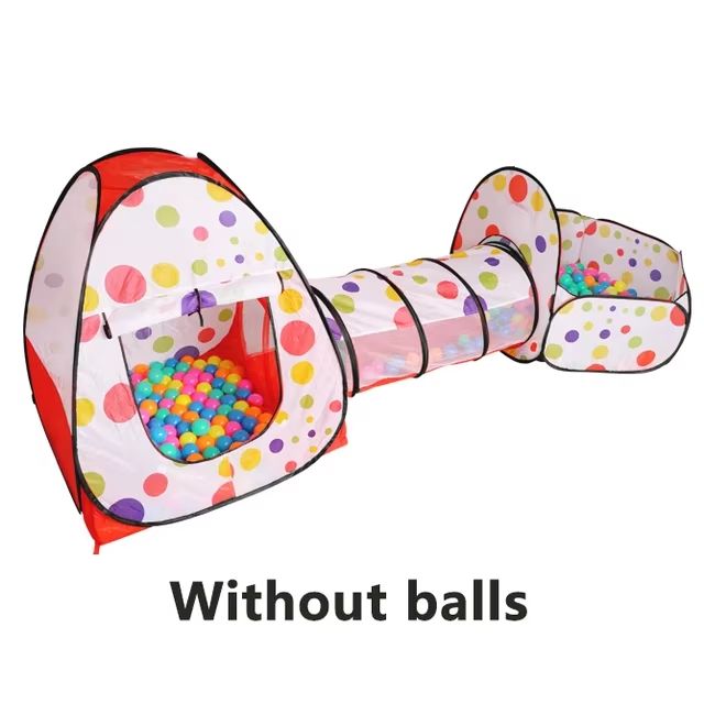Ultimate PlayZone Kids Ball Pit Tent and Crawling Tunnel Playset