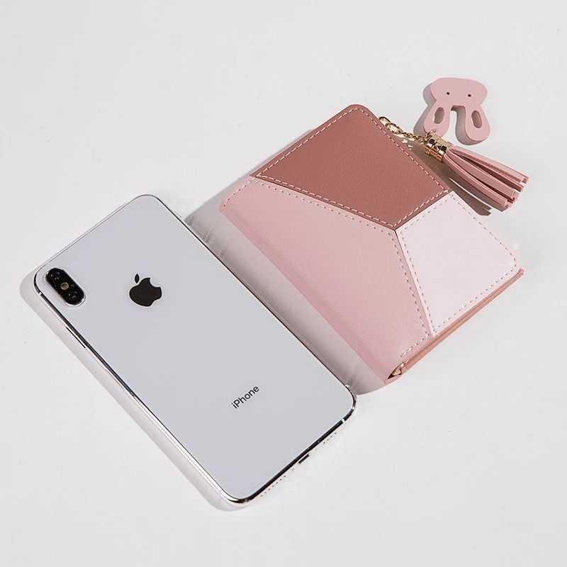 Womens PU Leather Foldable Wallet