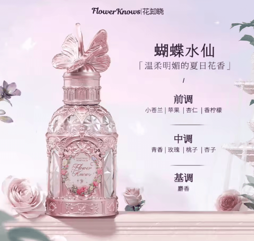 Flower Knows Strawberry Cupid Perfume – Lychee Bouquet & Strawberry Milk Shake