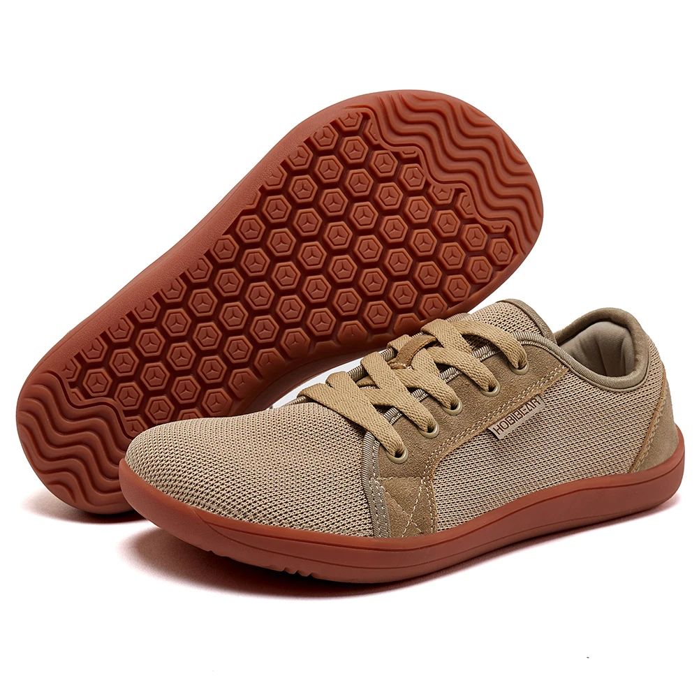 HOBIBEAR Wide Toe Box Barefoot Shoes - Zero Drop Trail & Minimalist Walking Sneakers (Unisex)