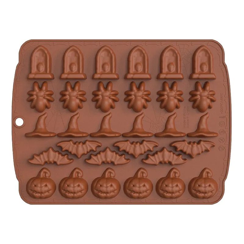 Pumpkin Skull Silicone Ice and Baking Mold
