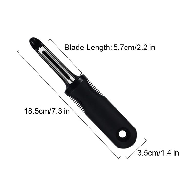 Precision Glide Swivel Vegetable Peeler – Stainless Steel Potato & Apple Peeling Tool