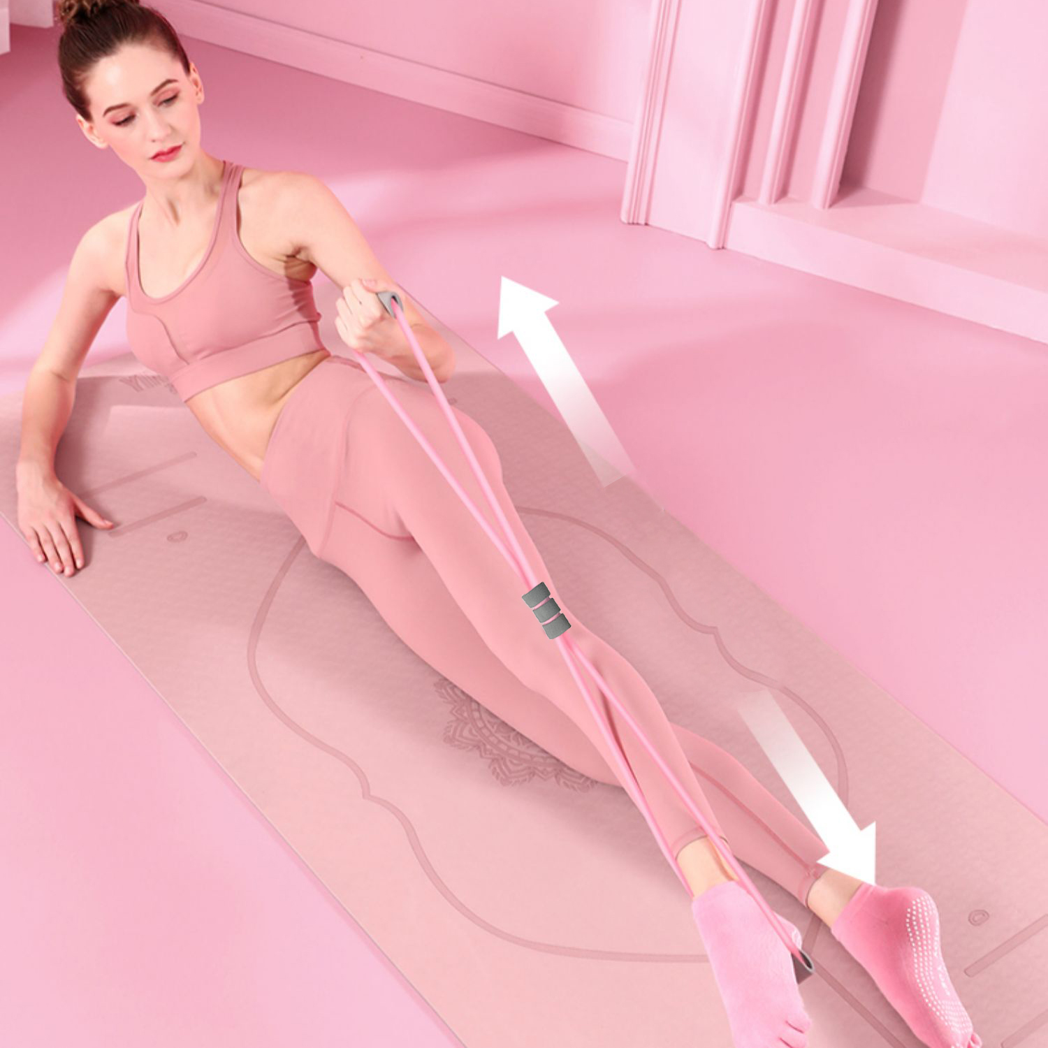 8-Shaped Tensioner for Fitness, Slimming, and Total Body Workout Equipment for Women