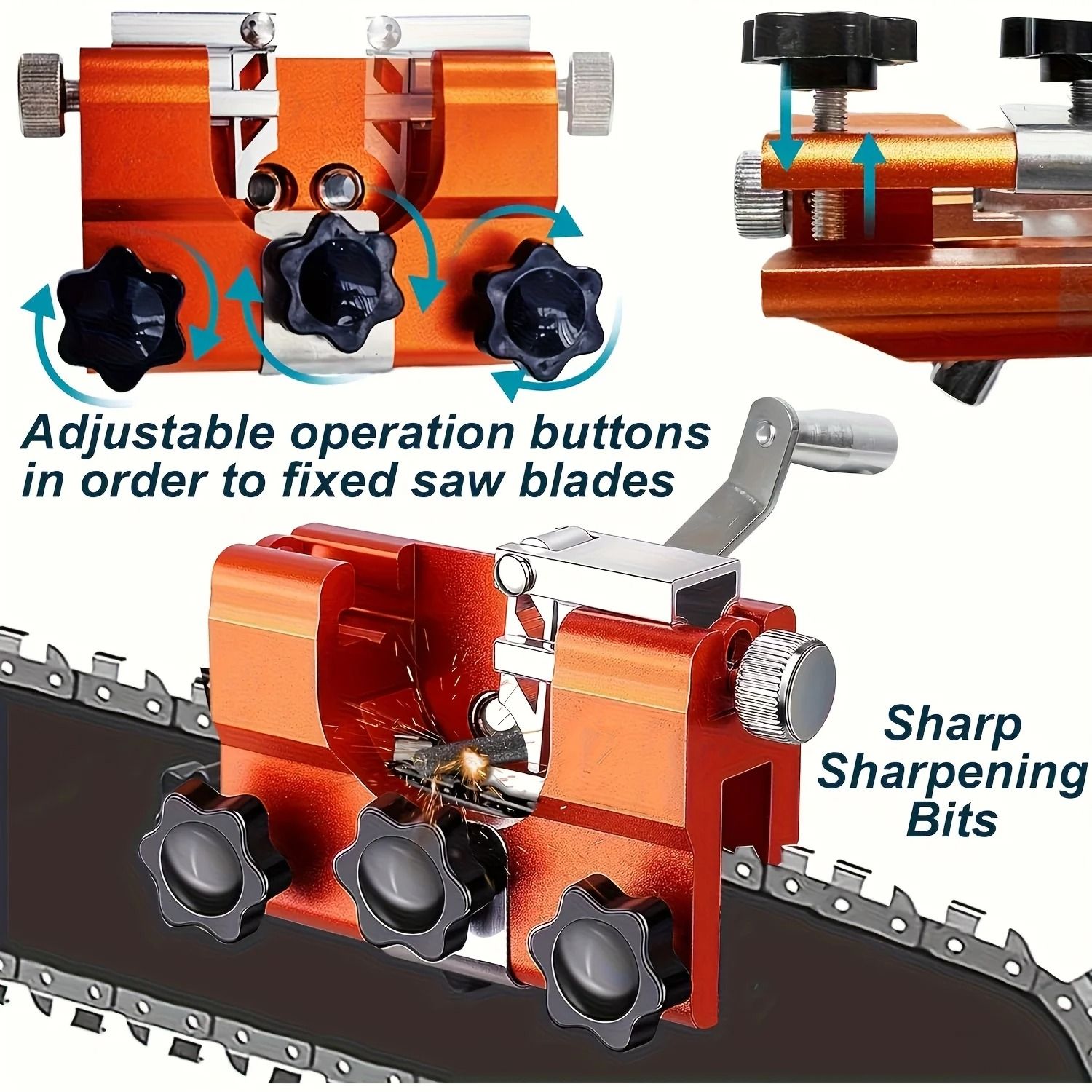 Portable Hand Chain Grinder – Professional Handheld Chainsaw Sharpening Tool & Quick Grinding Equipment