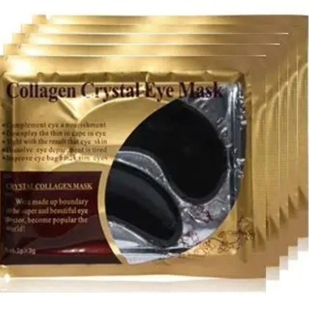 Gold Collagen Eye Mask Patches Under Eye Firming Moisturizing Skincare 10 Pairs