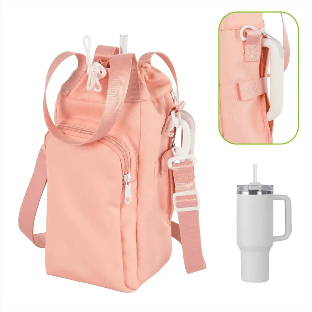 TrailGuard Waterproof Insulated Water Bottle Pouch with Adjustable Strap