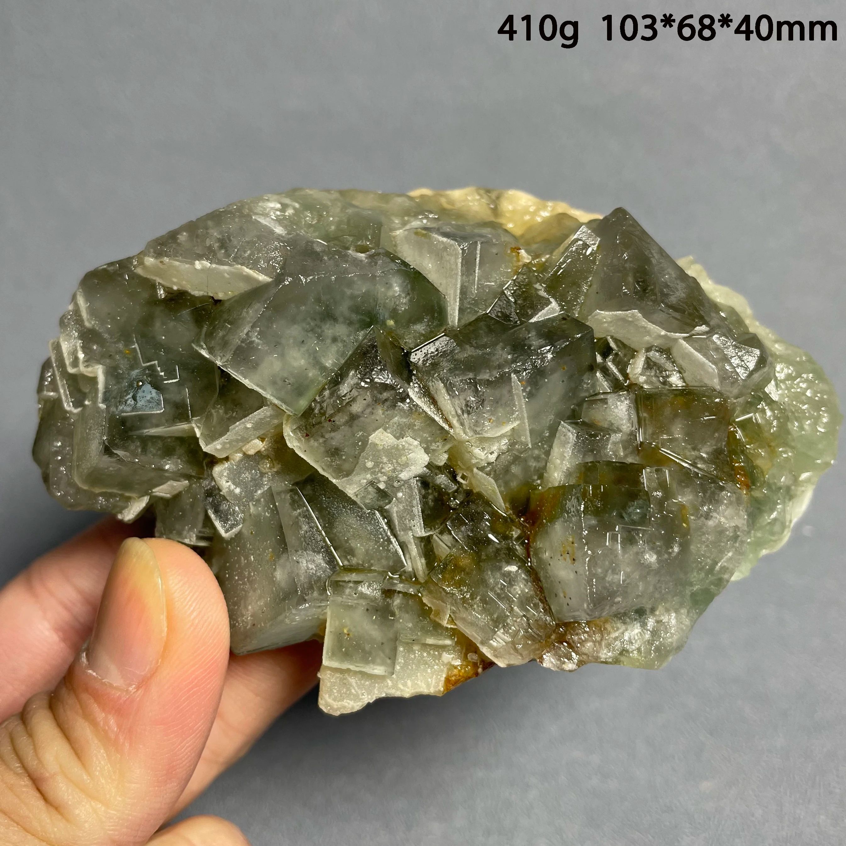 Green Fluorite Crystal Cluster Natural Raw Stone Healing Decor