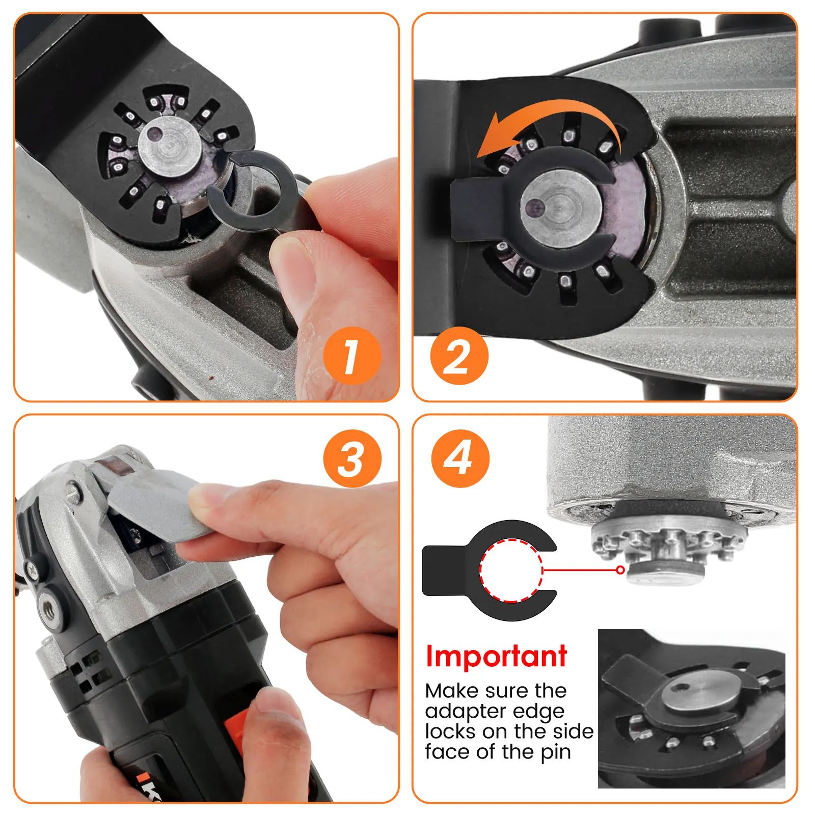 Universal Oscillating Saw Blades Multi-Material Quick-Release Multi Tool Blade Set