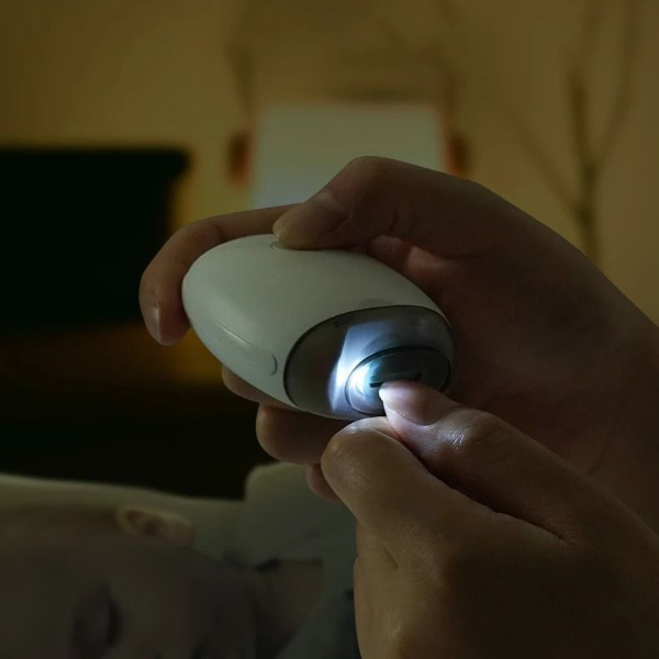 Electric Nail Clipper with LED Light Automatic Nail Grinder for Baby and Adults