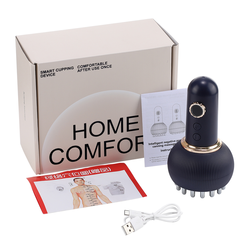 Body Shaping Guasha Massager, Wireless Fat Burner, Lymphatic Drainage, Heating Meridian Scraping Brush, Rechargeable