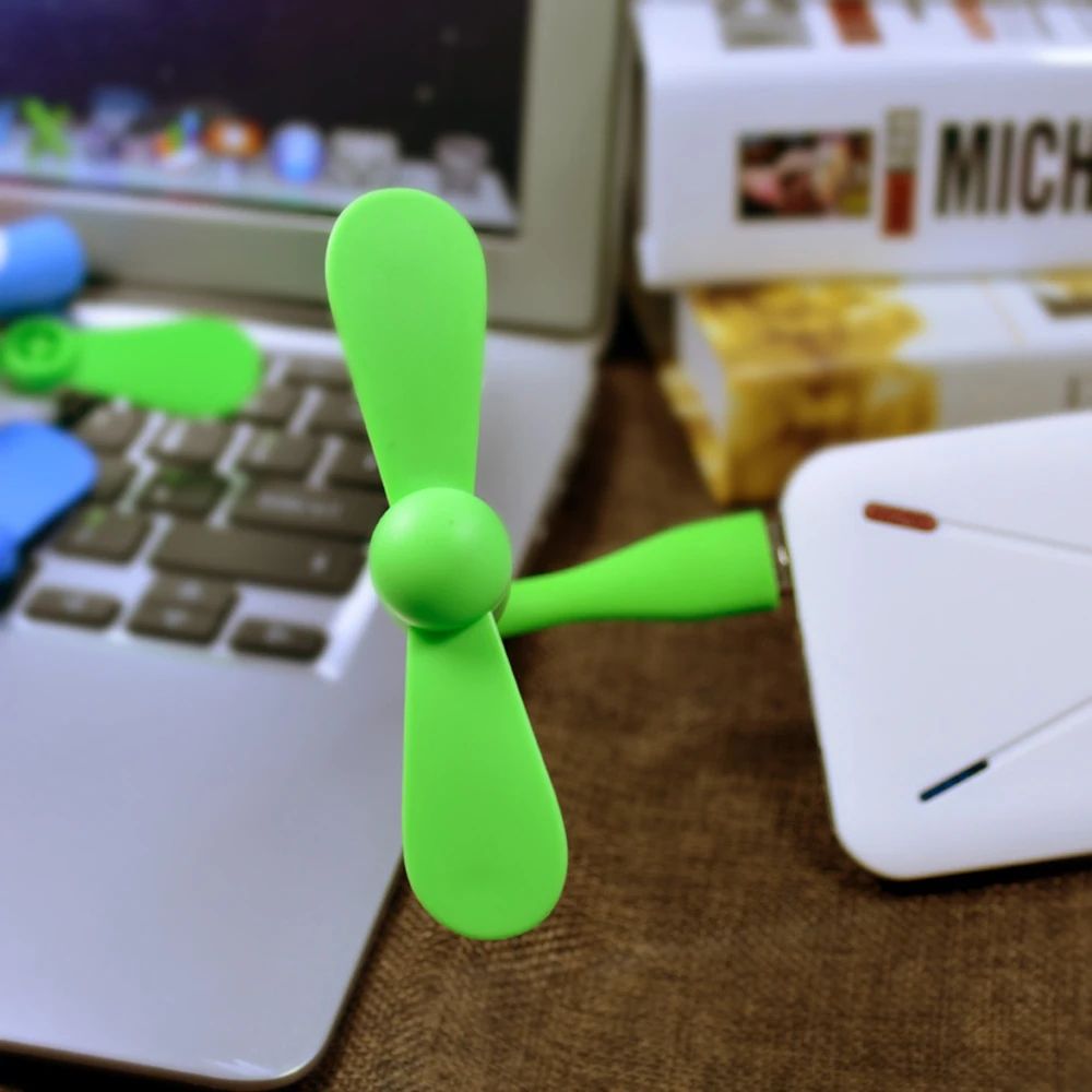 FlexBreeze LED USB Cooling Fan for Laptop & Phone – Portable Mini USB Fan with Flexible Neck