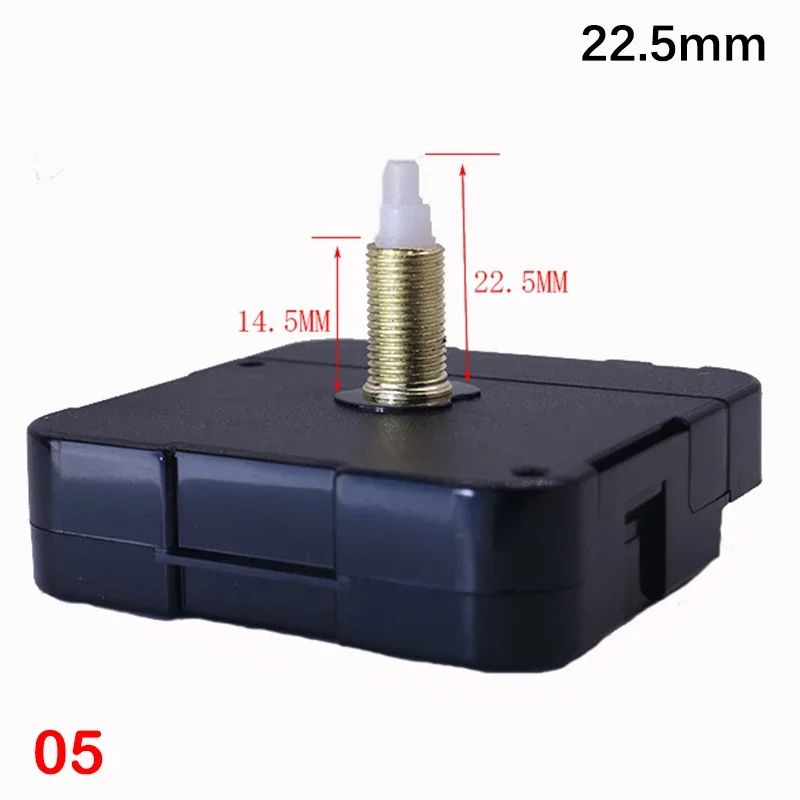Silent Quartz Wall Clock Mechanism DIY Replacement Kit Long Shaft Movement
