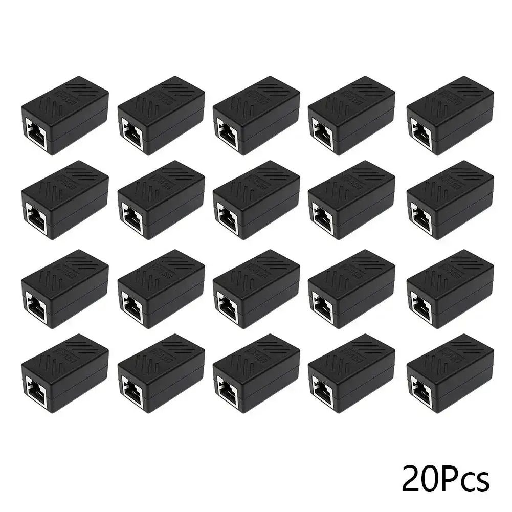 RJ45 Ethernet Coupler Cat6 Cat5e Female to Female LAN Cable Extender
