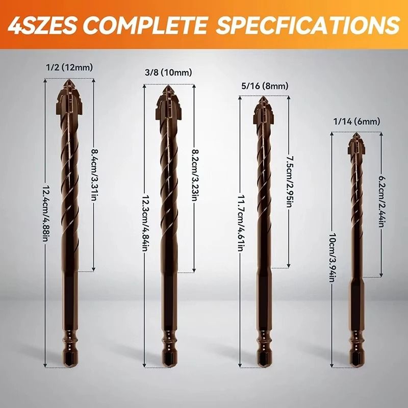 Durable High Strength Twist Drill Bit Set for Home and Professional Use