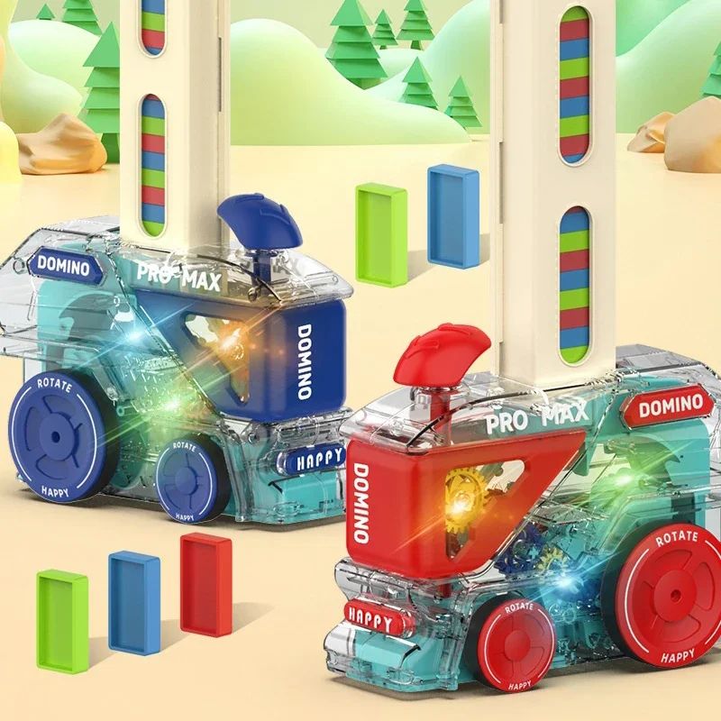 Automatic Domino Train Building Toy