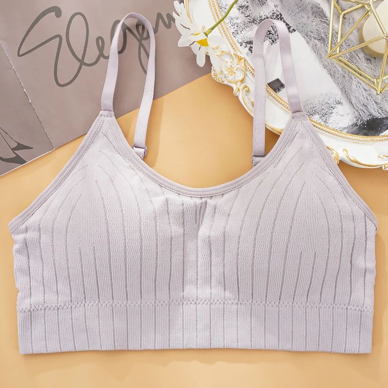 Seamless Wireless Padded Bralette Crop Top