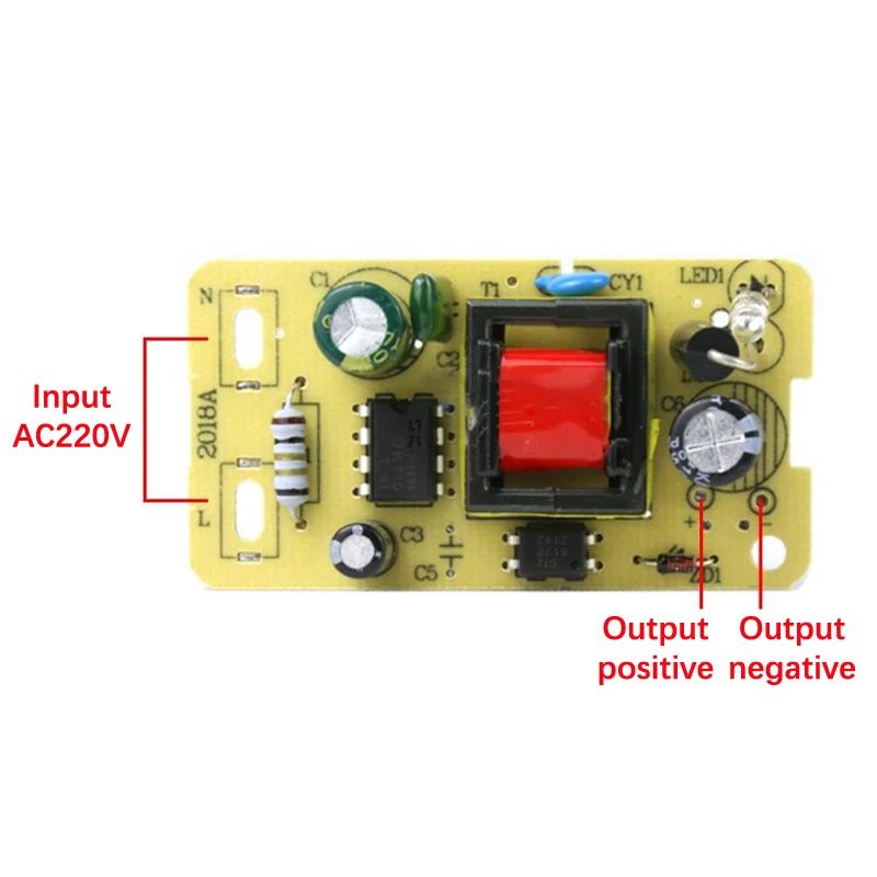 Compact 5V 2A Switching Power Supply Module for DIY Electronics