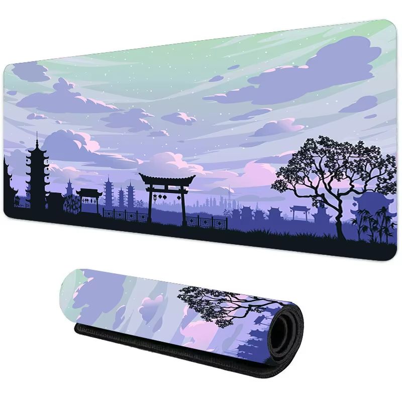 Moonlight Aura XXL Gaming Desk Mat - Large Mouse Pad with Non Slip Base