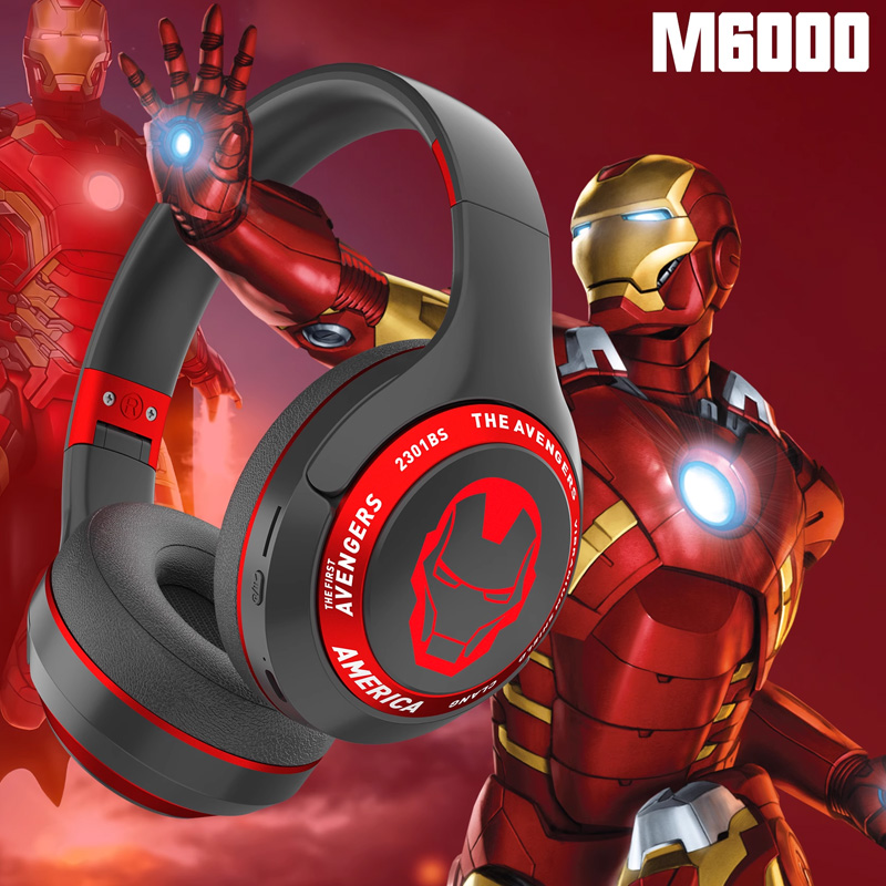 Marvel EagleFold Wireless Bluetooth Headphones with Noise Cancellation and HiFi Stereo