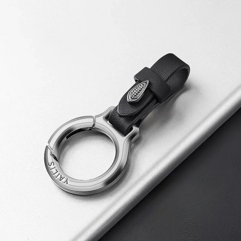 Simplicity Car Moto Keychain with Multifunction Buckle and Heavy Duty Key Ring