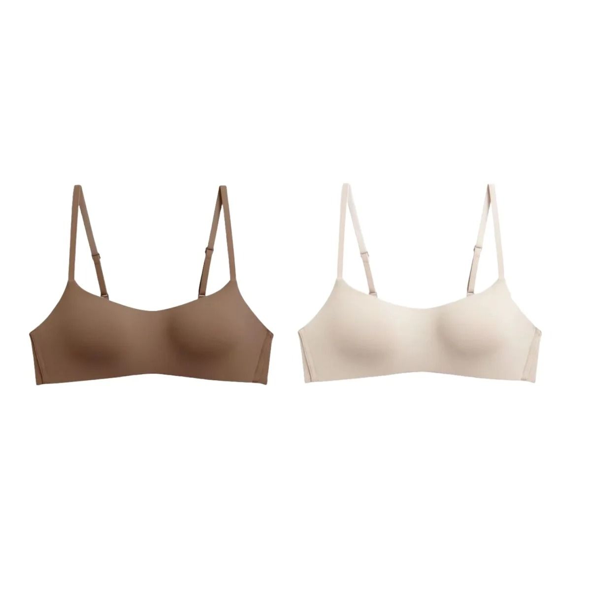 2Pcs/Set Seamless Non-Wire Bras | Small Breast Tube Tops & Sexy Lingerie
