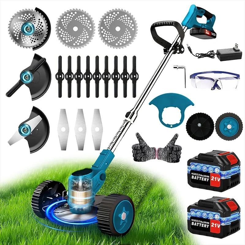 Cordless Electric Grass Trimmer – Lightweight Handheld Garden Weed Eater