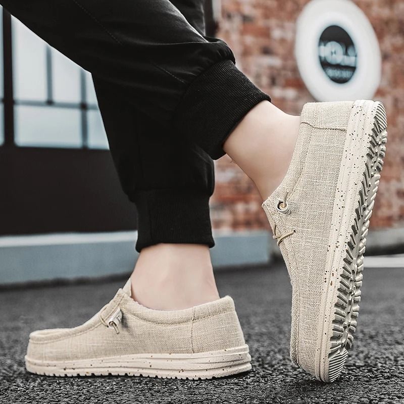 Breathable Canvas Walking Flats