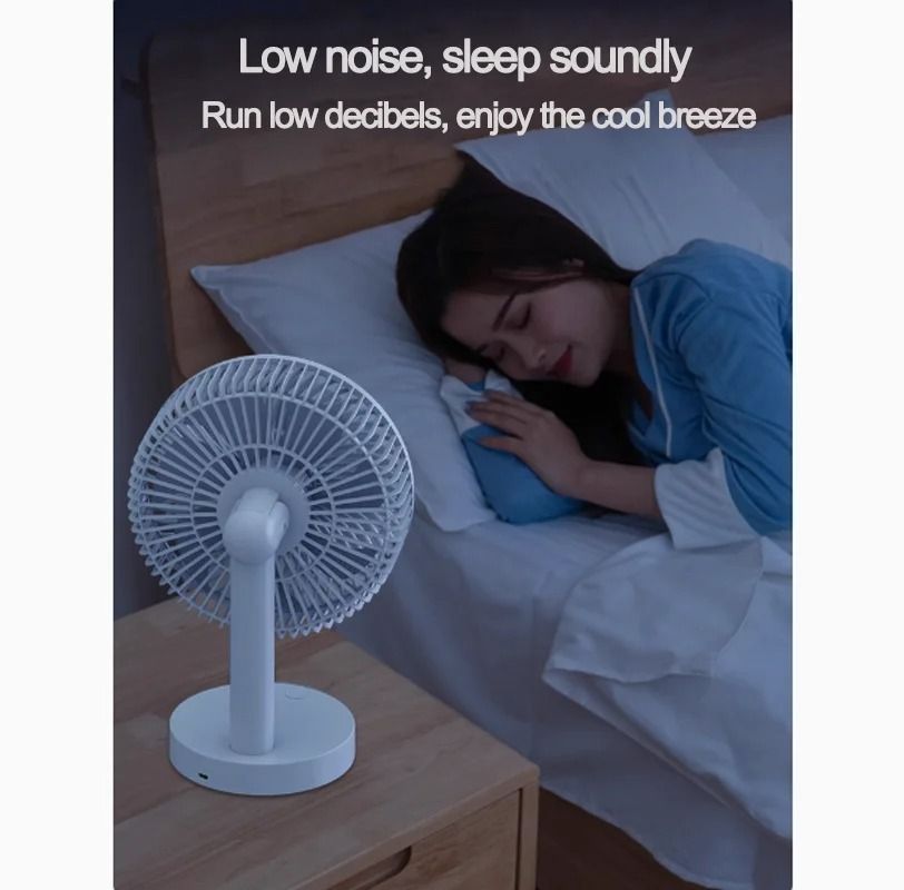 Portable Mini USB Desk Fan with Adjustable Tilt