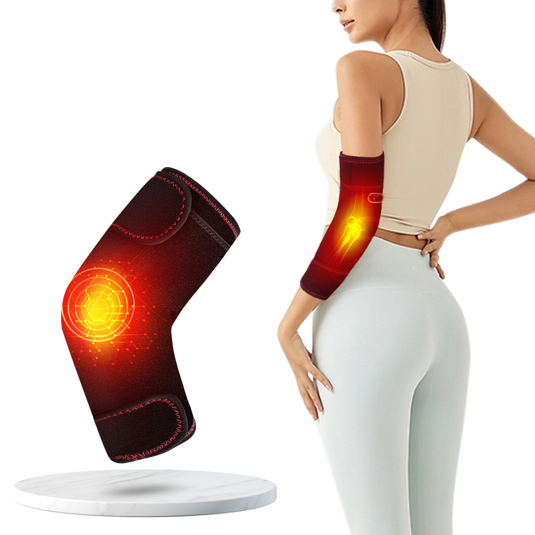 Elbow & Forearm Massager, Heating Modes, Relieves Tendinitis & Muscle Pain