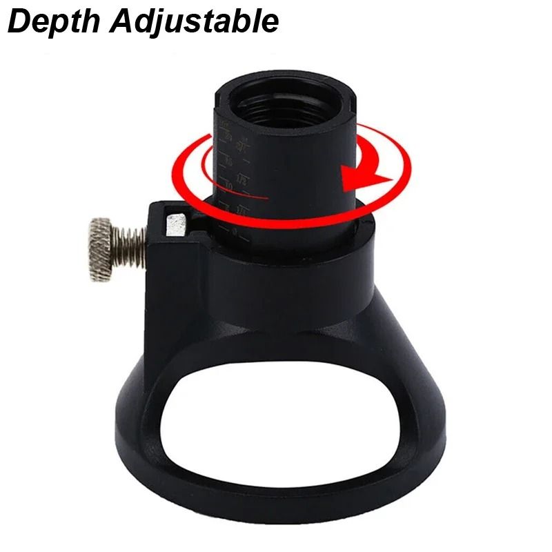 Rotary Multi Tool Cutting Guide Attachment with Router Bits Set
