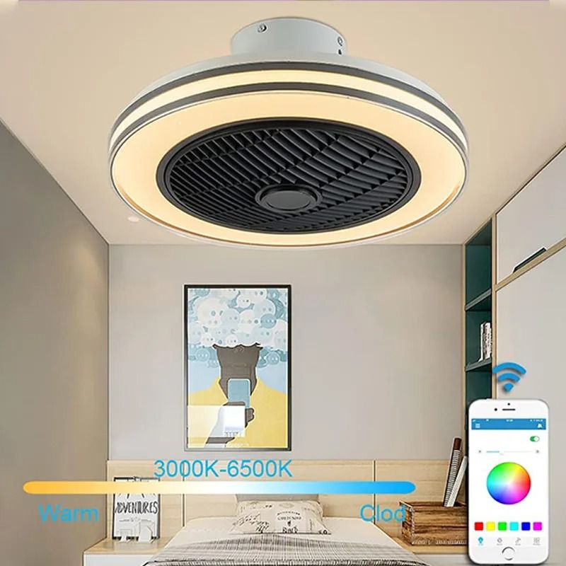 Smart LED Ceiling Fan with Bluetooth Speaker