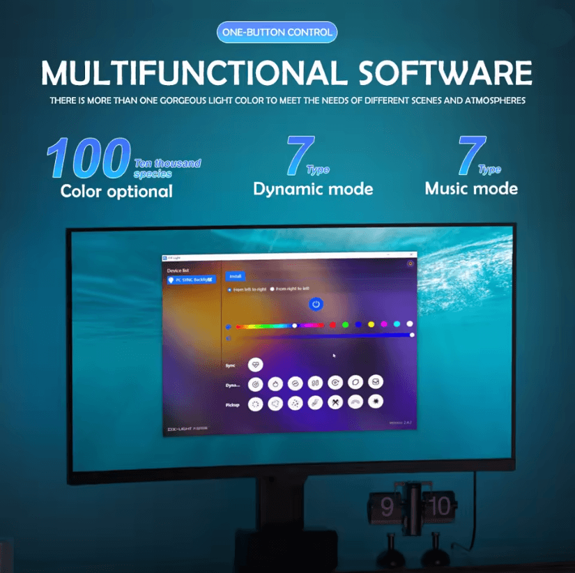 RGB Gaming Lights Strip Monitor Backlight LED Sync for PC and Game Room