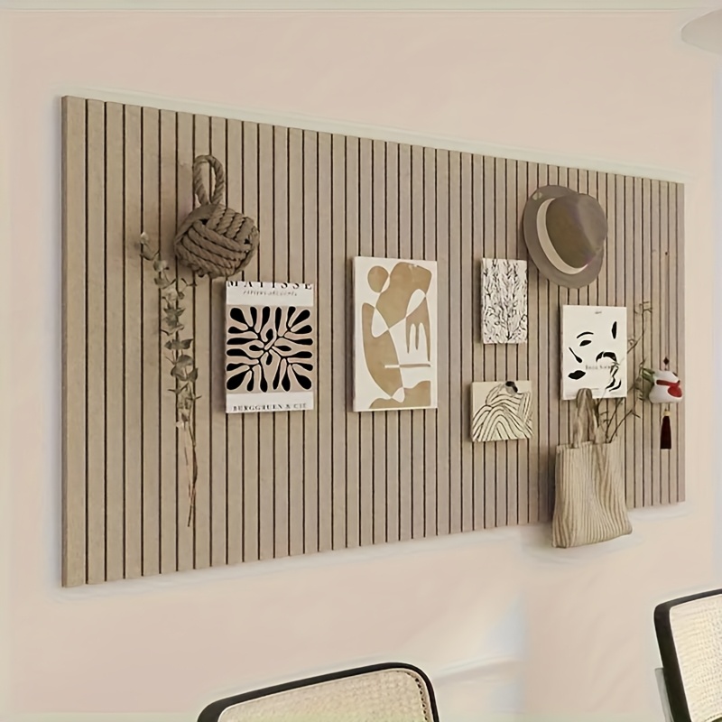 Large Bohemian Felt Wall Tiles Round Cork Bulletin Board Decor Panels