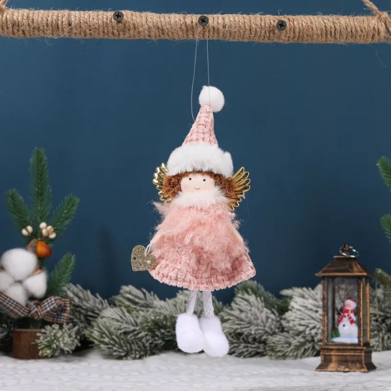 Cute Plush Angel Girl Christmas Tree Hanging Ornament