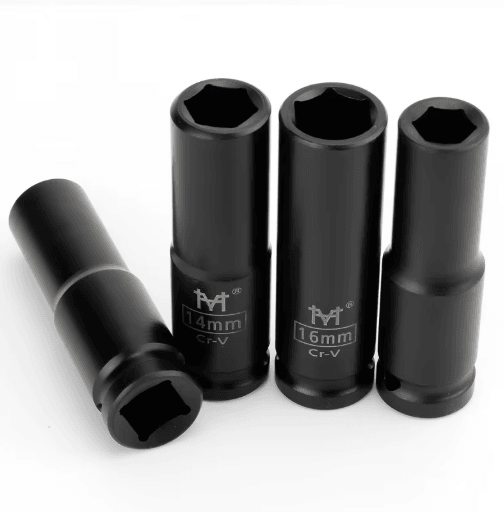 1/2 Drive Deep Impact Socket Set (Metric 10–38mm) for Auto & Truck Repair