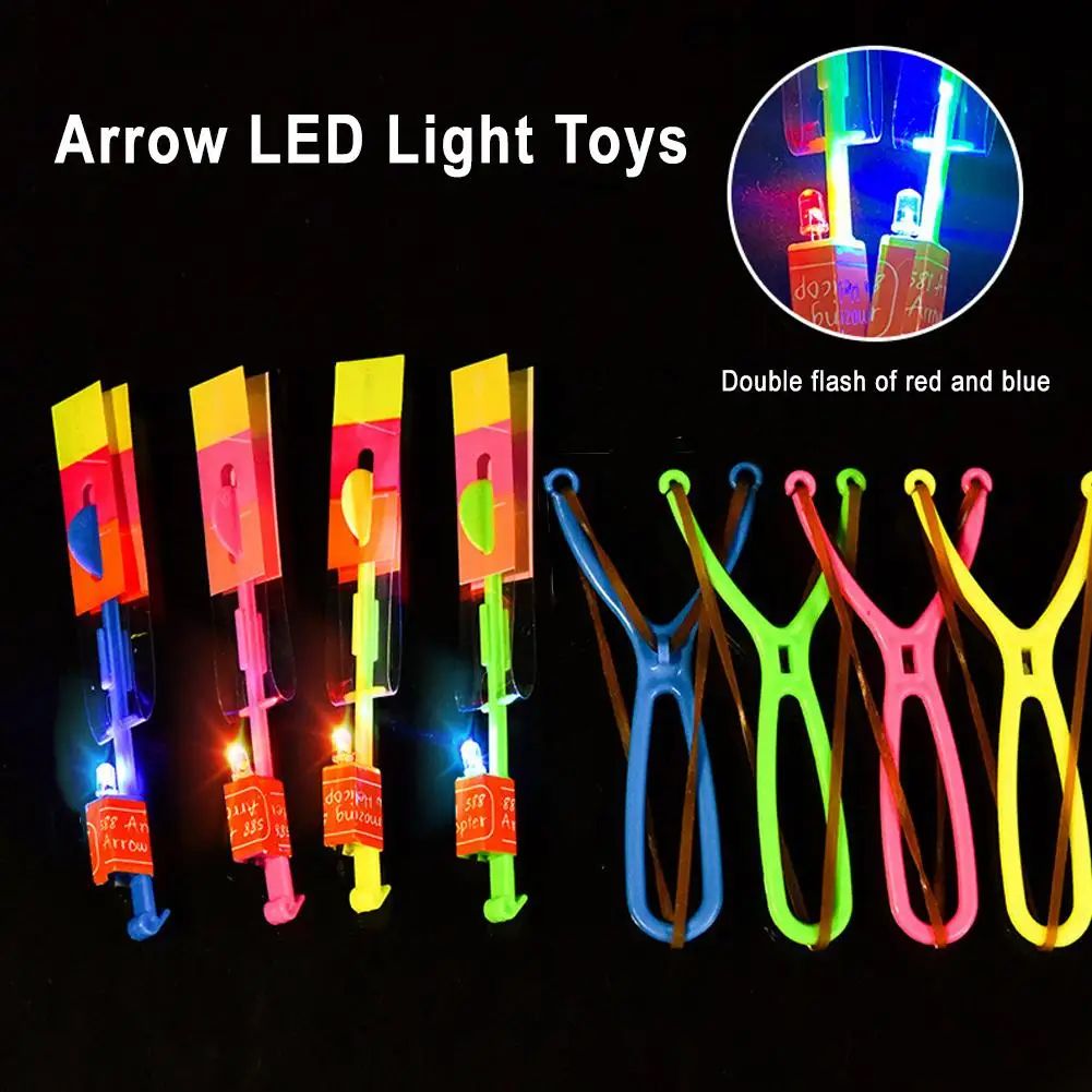 LED Flying Slingshot Toy Set