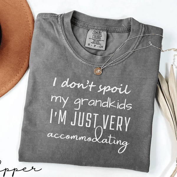 Funny Grandma Shirt I Dont Spoil My Grandkids Tee Gift