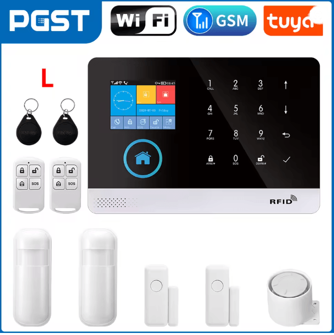 PGST Smart Home Security Alarm System Wireless GSM WIFI with App Control
