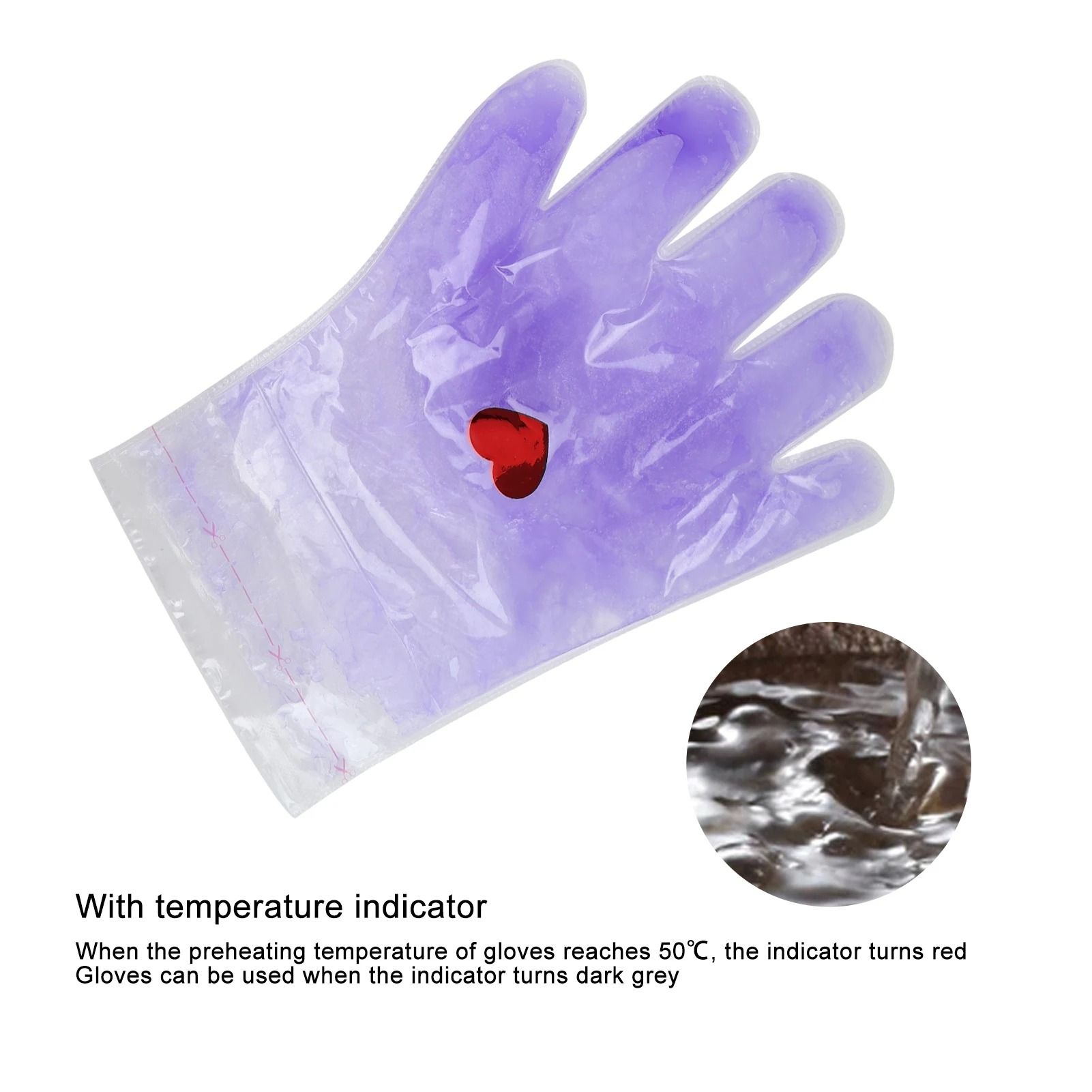 Thermal Paraffin Wax Therapy Gloves for Intensive Skin Softening
